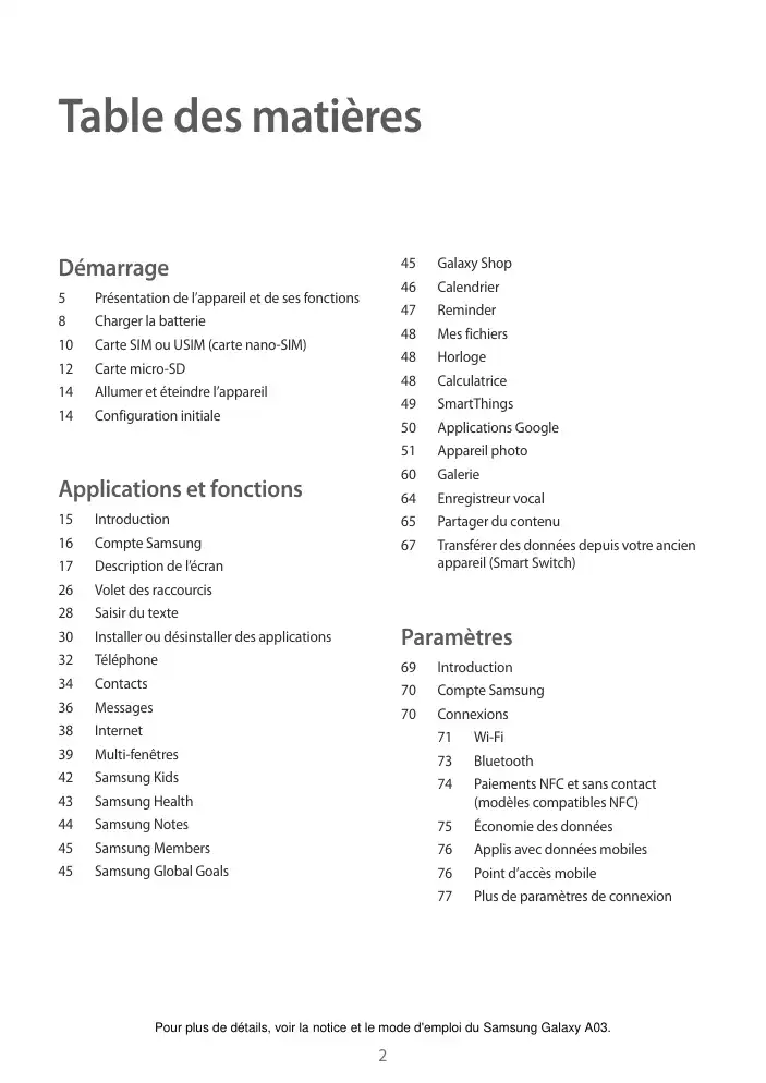 Page 2 - Galaxy A03