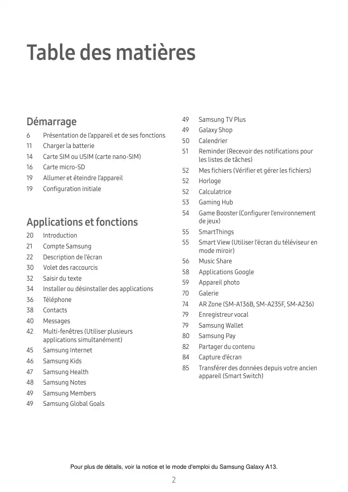 Page 2 - Galaxy A13
