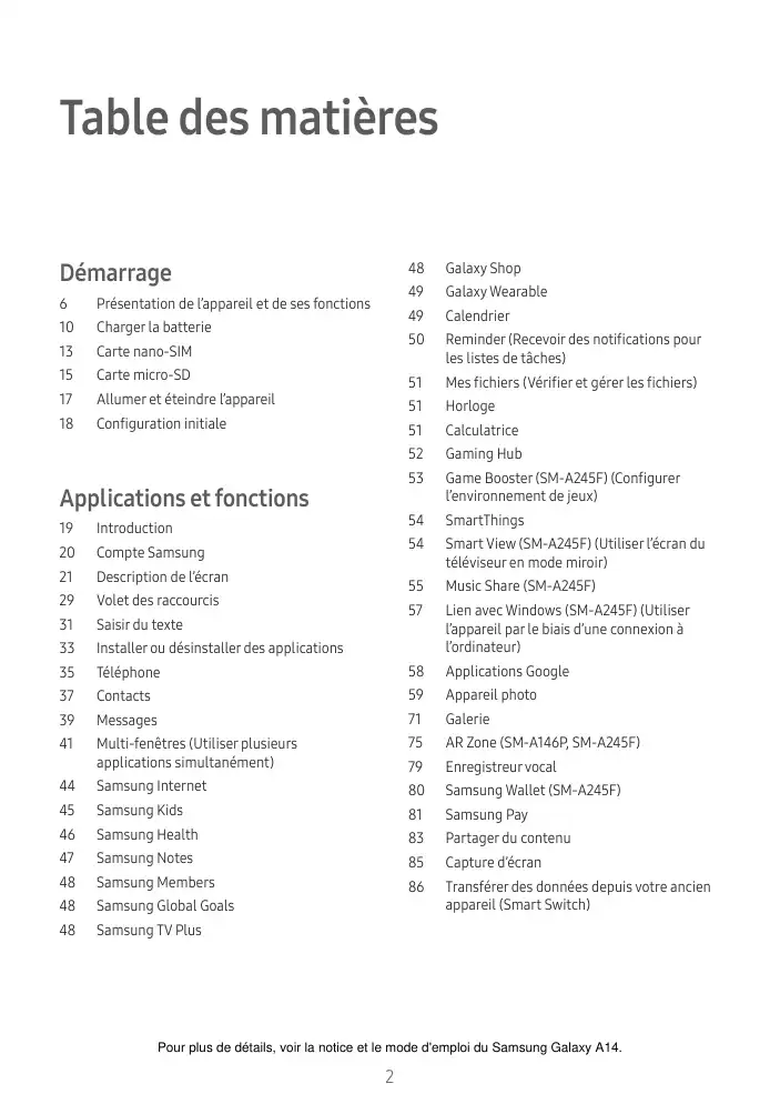 Page 2 - Galaxy A14