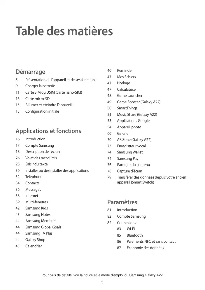 Page 2 - Galaxy A22