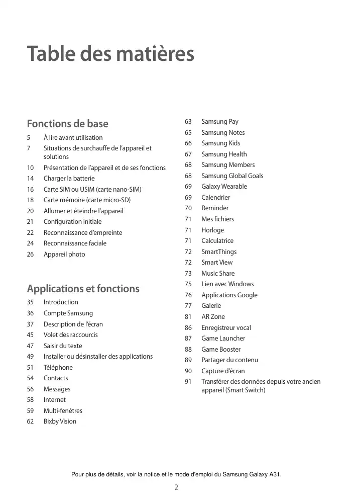 Page 2 - Galaxy A31