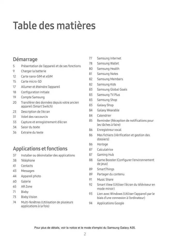 Page 2 - Galaxy A35