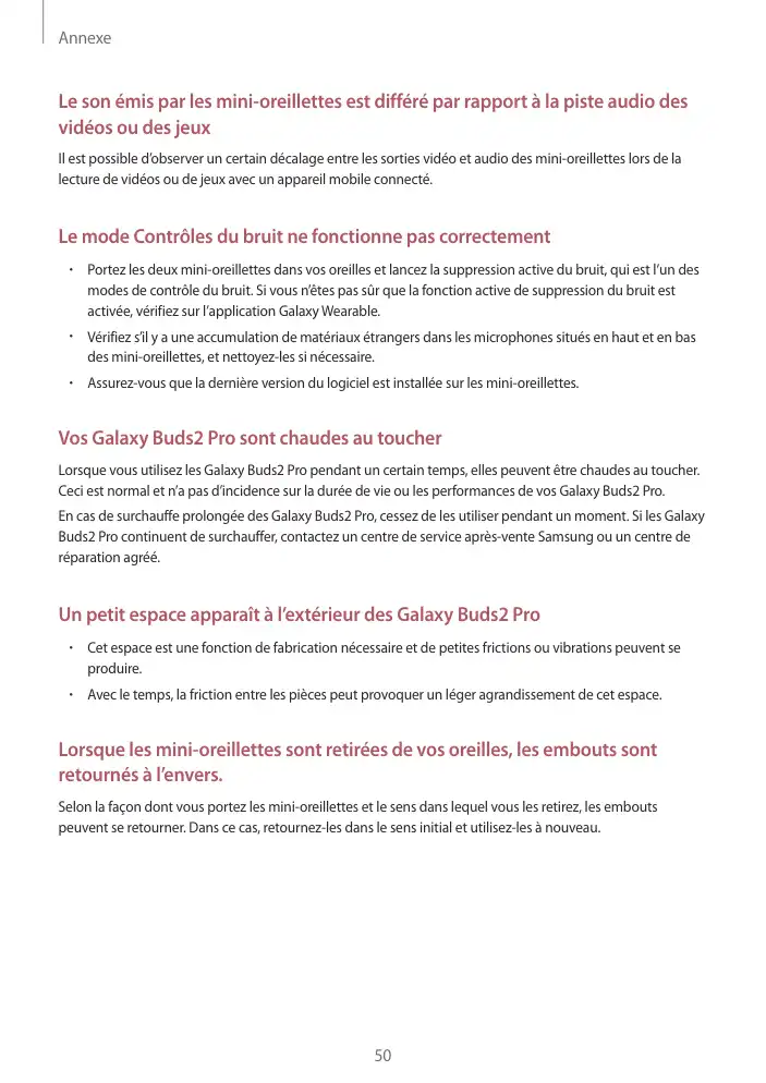 Page 50 - Galaxy Buds2 Pro