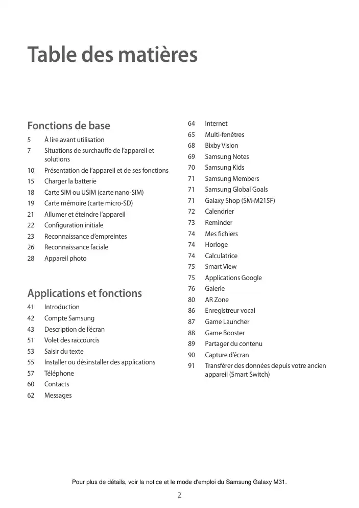 Page 2 - Galaxy M31