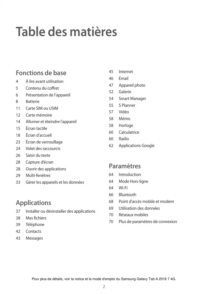 Page 2 - Galaxy Tab A 2016 7 4G