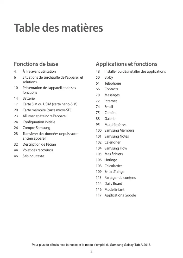 Page 2 - Galaxy Tab A 2018