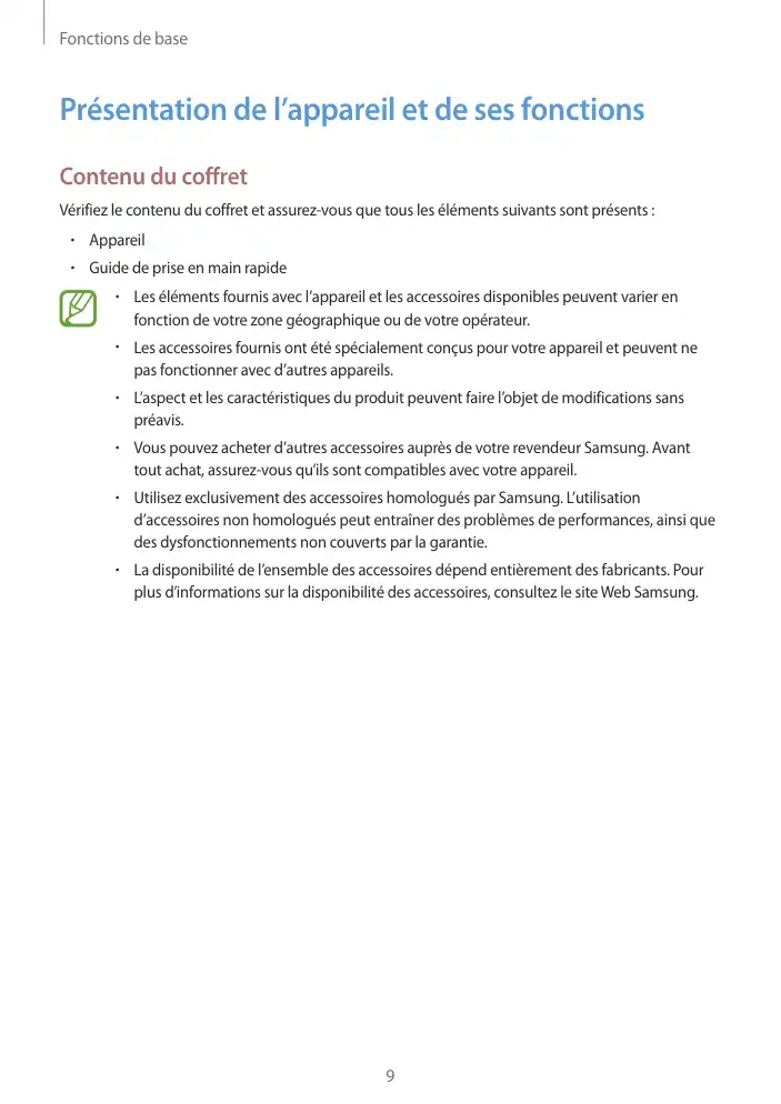 Page 9 - Galaxy Tab A Wi-Fi