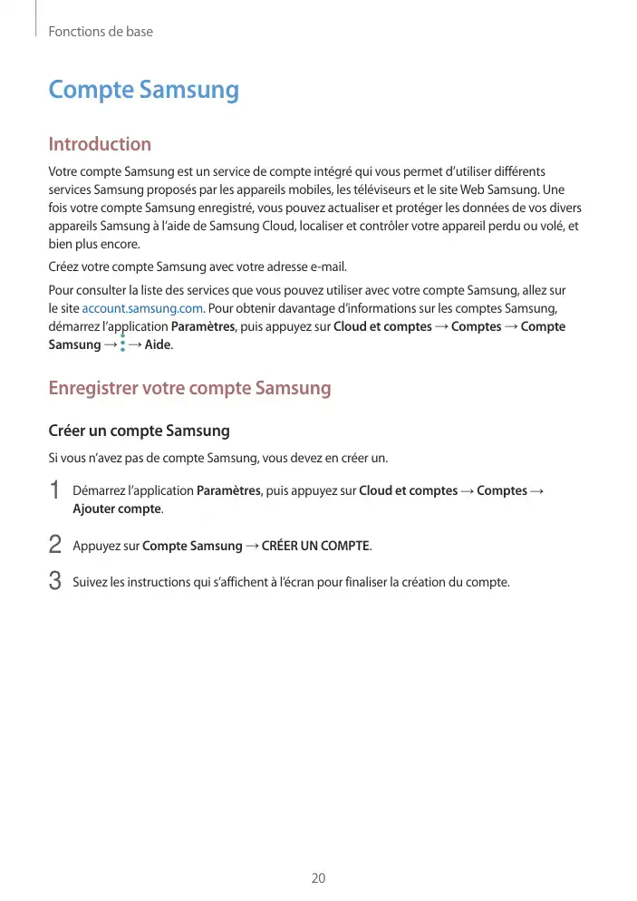 Page 20 - Galaxy Tab A Wi-Fi