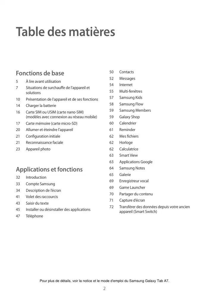 Page 2 - Galaxy Tab A7
