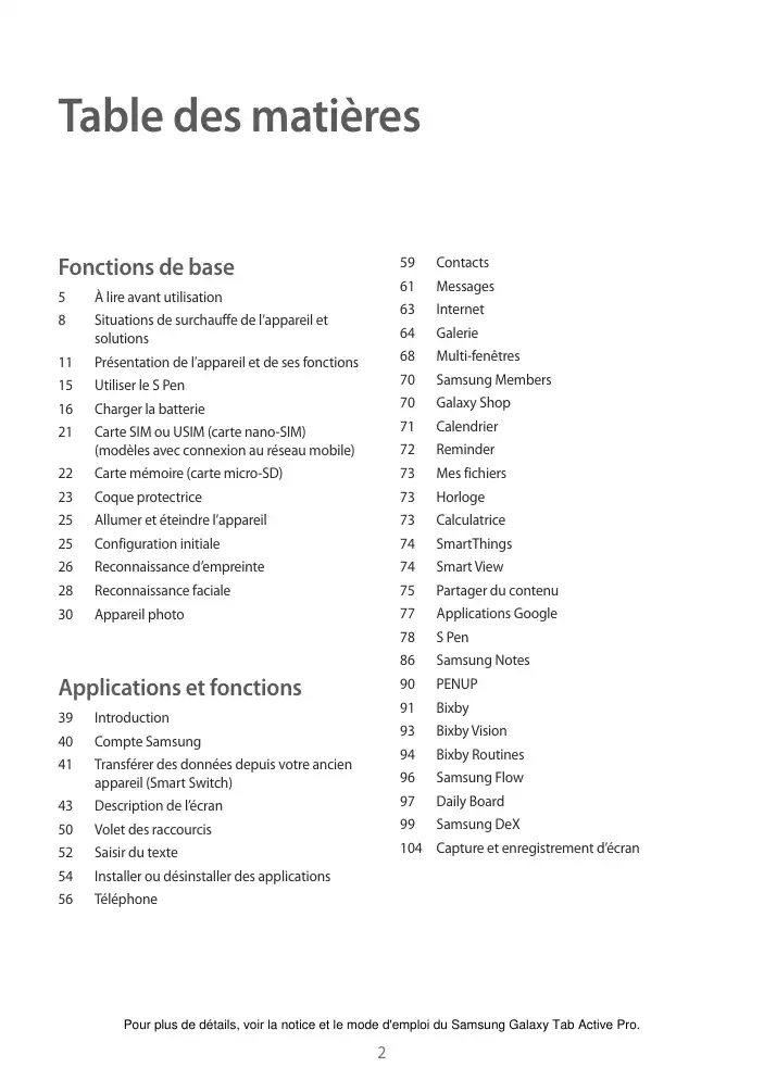 Page 2 - Galaxy Tab Active Pro