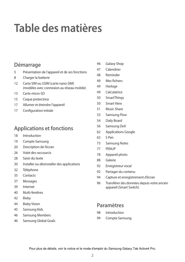 Page 2 - Galaxy Tab Active4 Pro