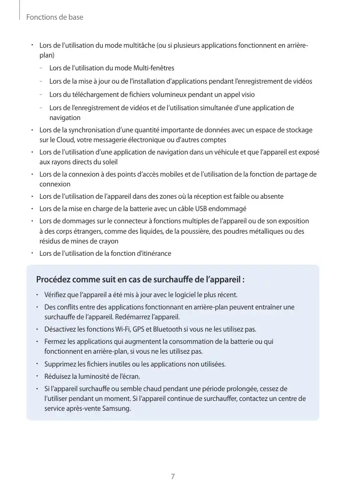 Page 7 - Galaxy Tab S2 Blanche Wi-Fi