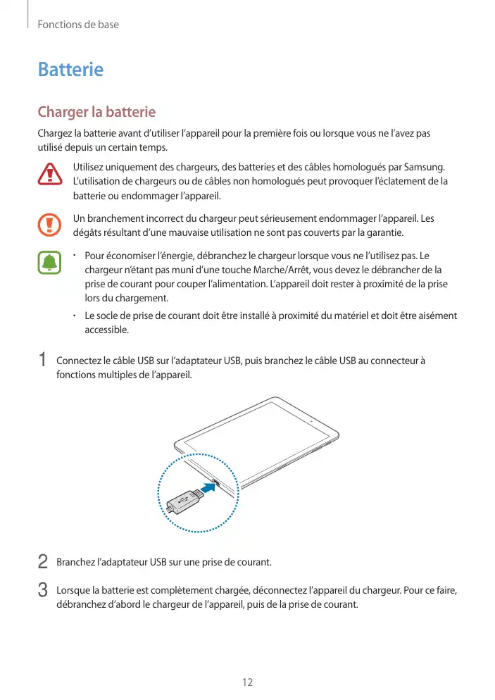 Page 12 - Galaxy Tab S2 Blanche Wi-Fi