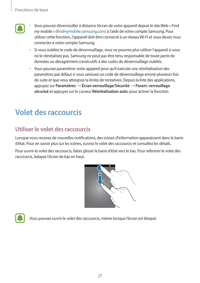 Page 27 - Galaxy Tab S2 Blanche Wi-Fi