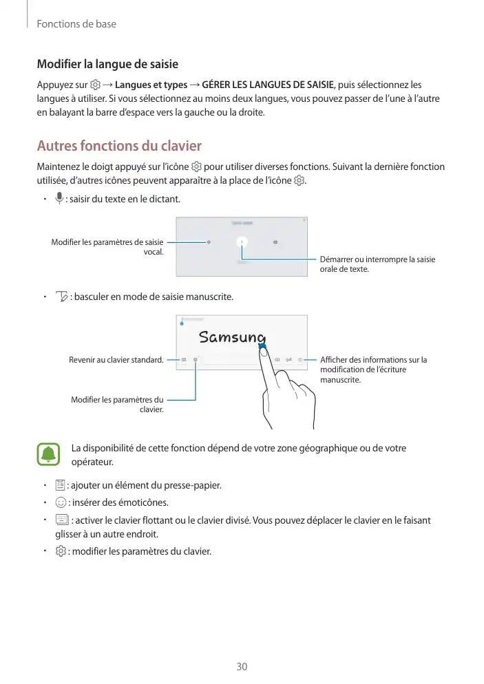 Page 30 - Galaxy Tab S2 Blanche Wi-Fi