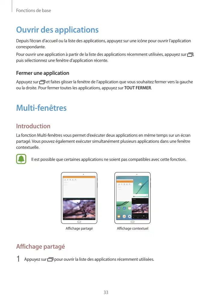 Page 33 - Galaxy Tab S2 Blanche Wi-Fi