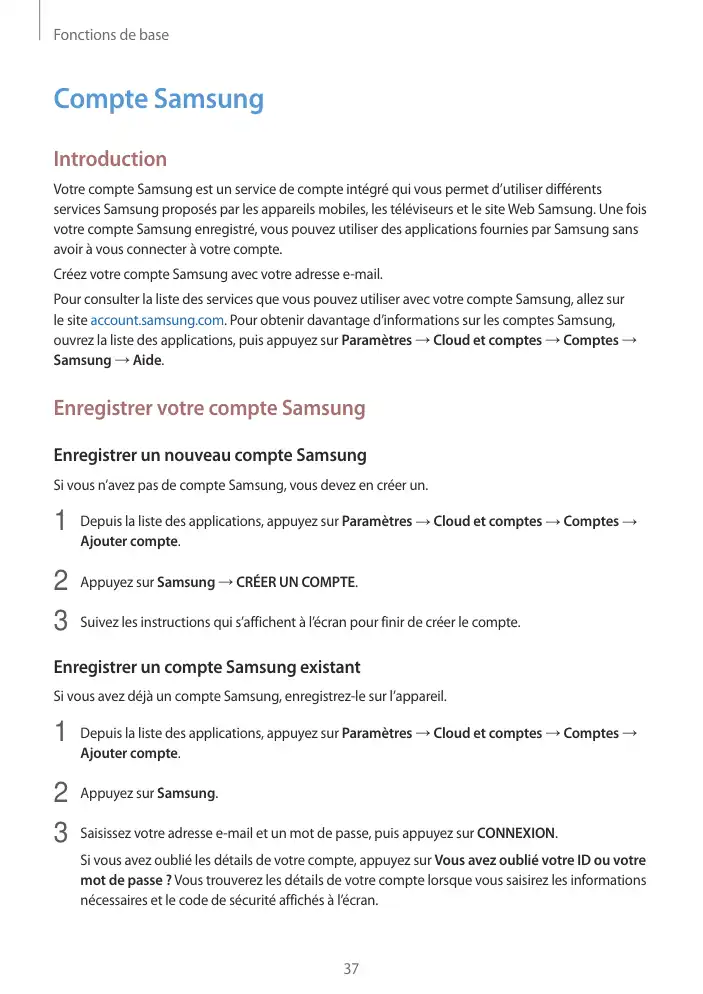 Page 37 - Galaxy Tab S2 Blanche Wi-Fi