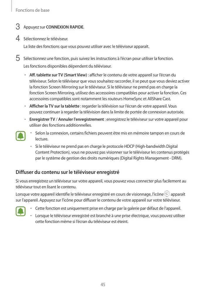 Page 45 - Galaxy Tab S2 Blanche Wi-Fi