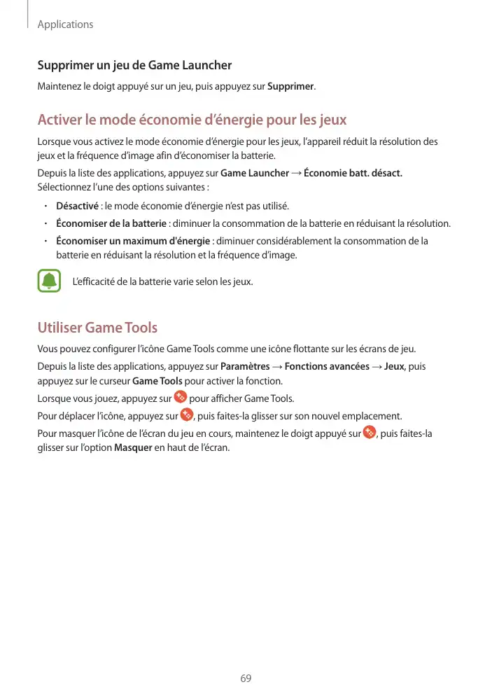 Page 69 - Galaxy Tab S2 Blanche Wi-Fi