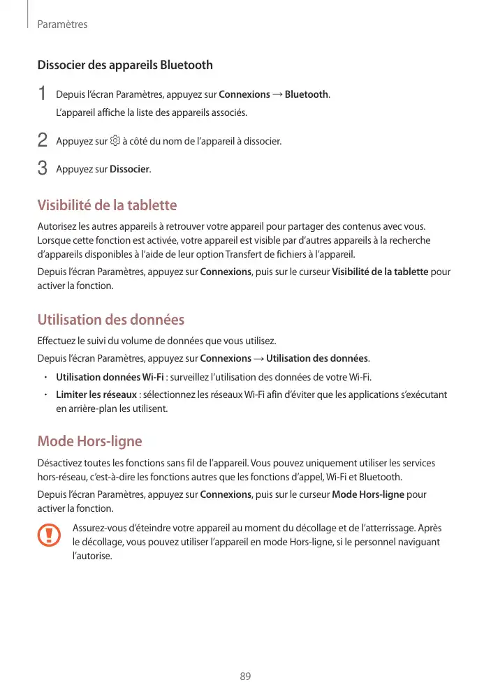 Page 89 - Galaxy Tab S2 Blanche Wi-Fi