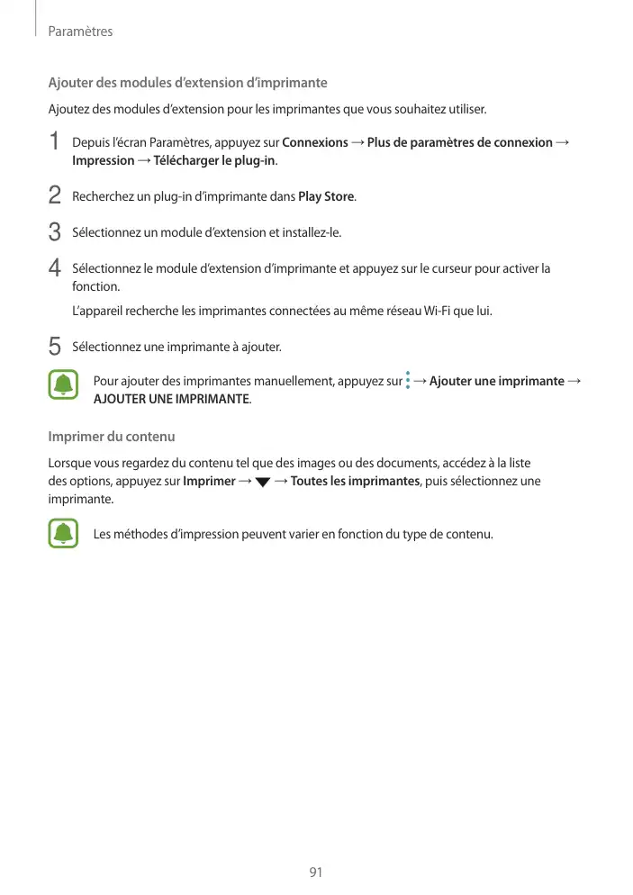 Page 91 - Galaxy Tab S2 Blanche Wi-Fi