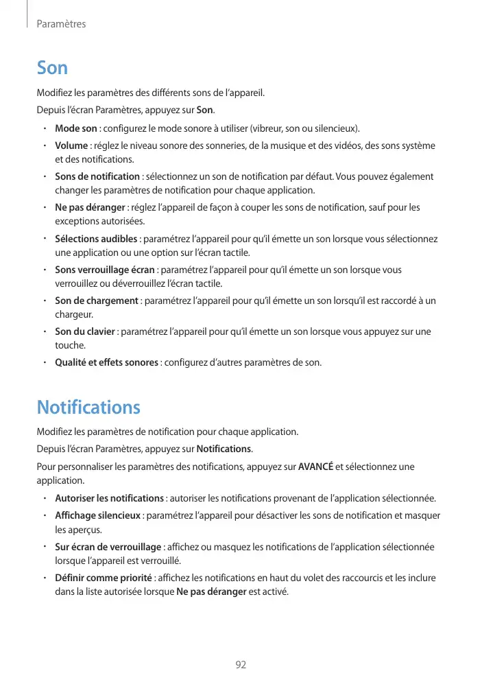 Page 92 - Galaxy Tab S2 Blanche Wi-Fi
