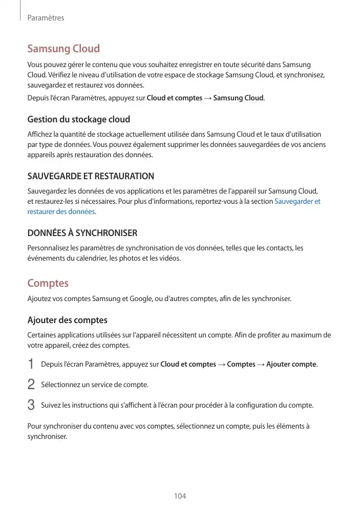 Page 104 - Galaxy Tab S2 Blanche Wi-Fi