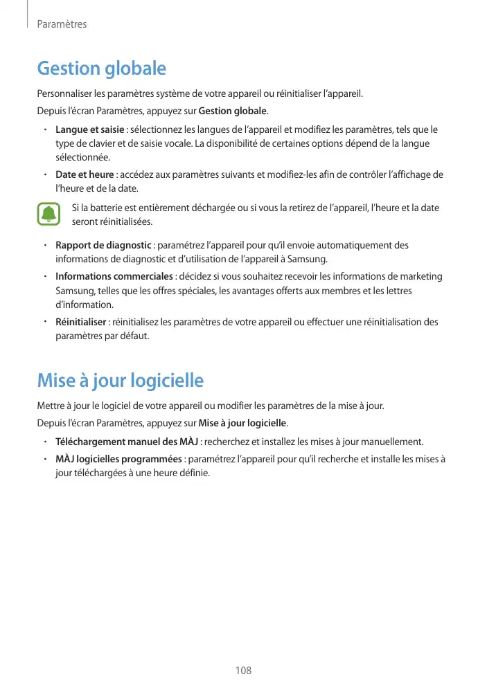Page 108 - Galaxy Tab S2 Blanche Wi-Fi