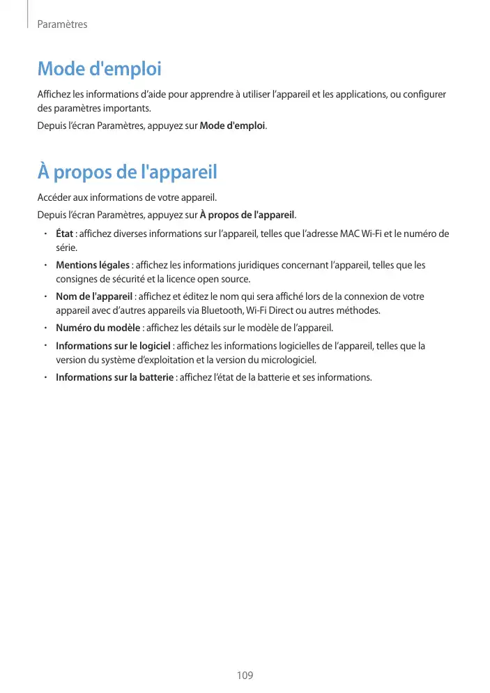 Page 109 - Galaxy Tab S2 Blanche Wi-Fi