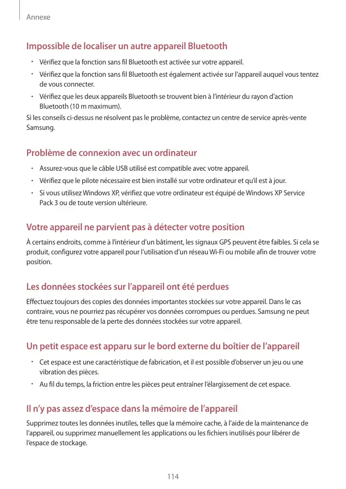 Page 114 - Galaxy Tab S2 Blanche Wi-Fi