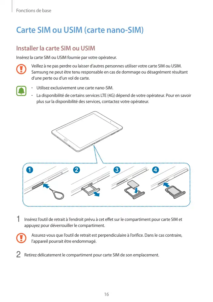 Page 16 - Galaxy Tab S2 Blanche