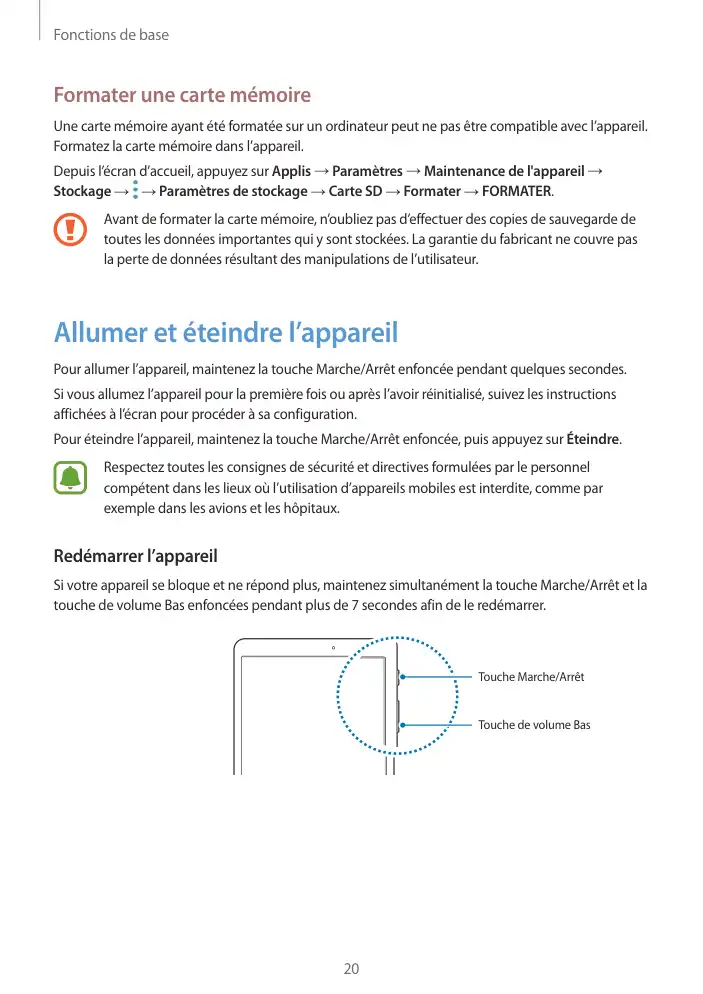 Page 20 - Galaxy Tab S2 Blanche