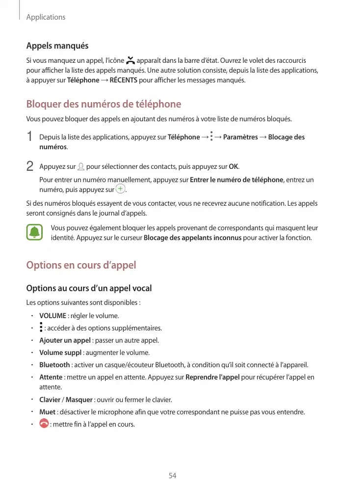 Page 54 - Galaxy Tab S2 Blanche