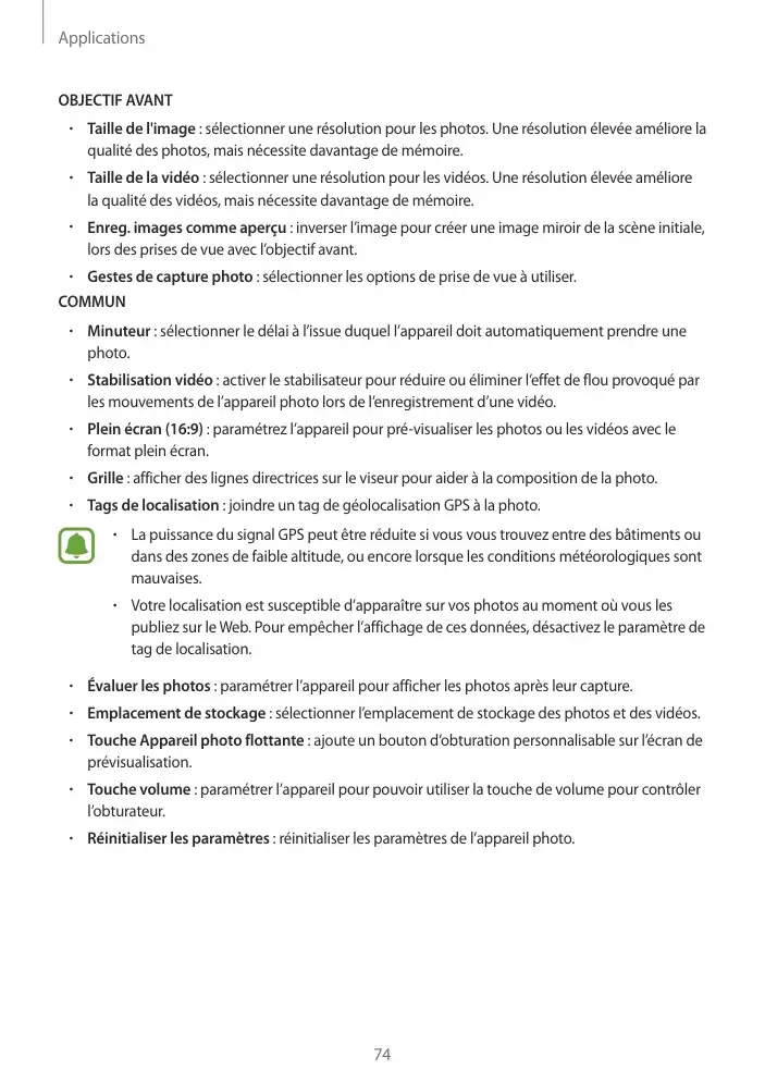 Page 74 - Galaxy Tab S2 Blanche