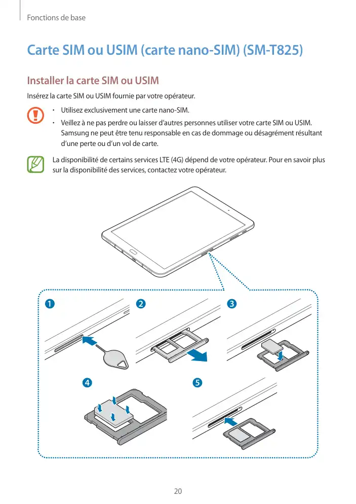 Page 20 - Galaxy Tab S3 avec S Pen