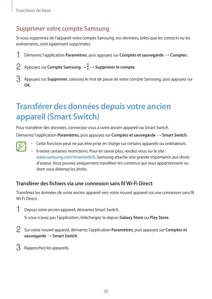 Page 30 - Galaxy Tab S3 avec S Pen