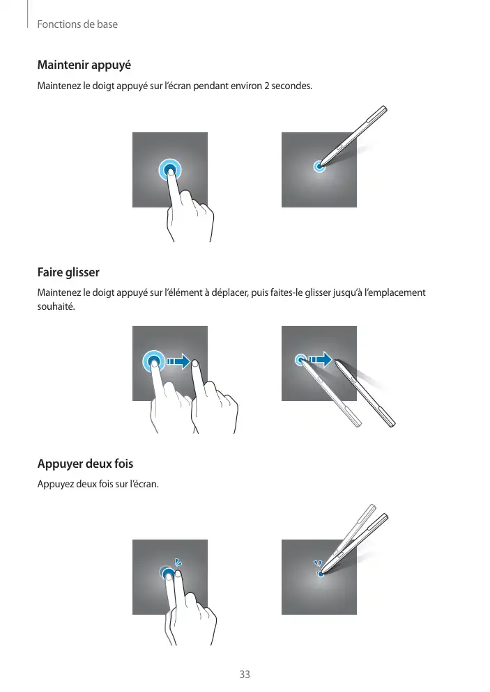 Page 33 - Galaxy Tab S3 avec S Pen