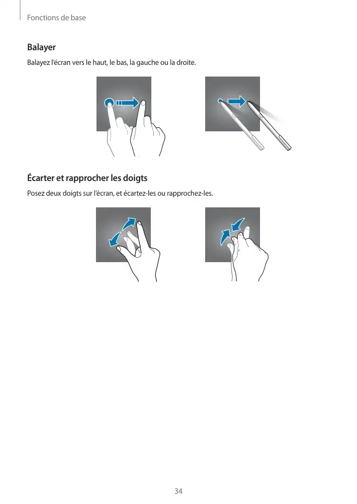 Page 34 - Galaxy Tab S3 avec S Pen