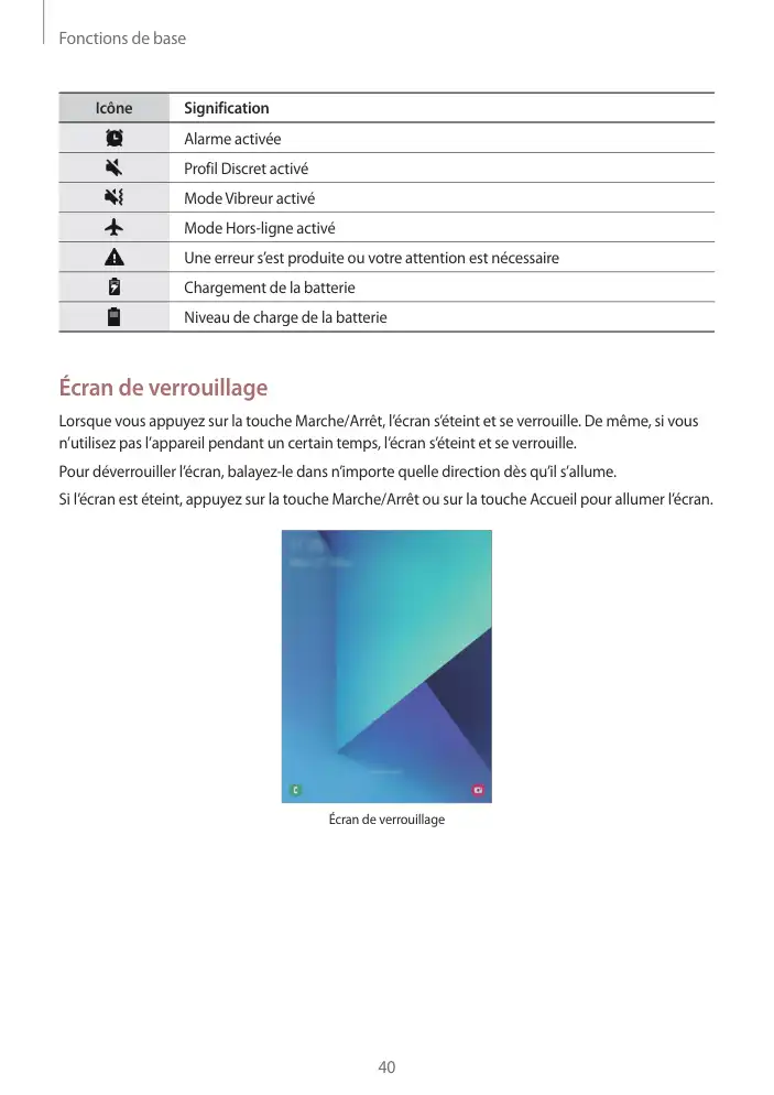 Page 40 - Galaxy Tab S3 avec S Pen