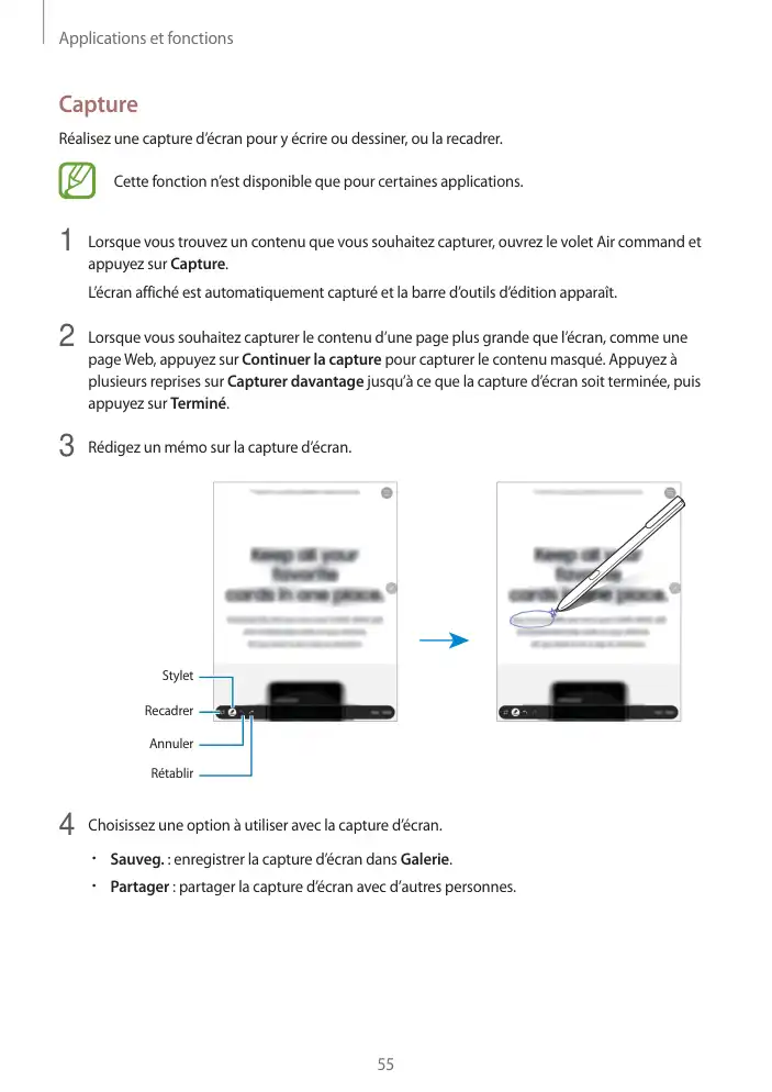 Page 55 - Galaxy Tab S3 avec S Pen