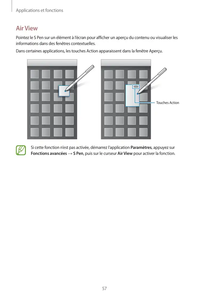 Page 57 - Galaxy Tab S3 avec S Pen