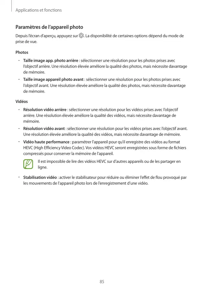 Page 85 - Galaxy Tab S3 avec S Pen