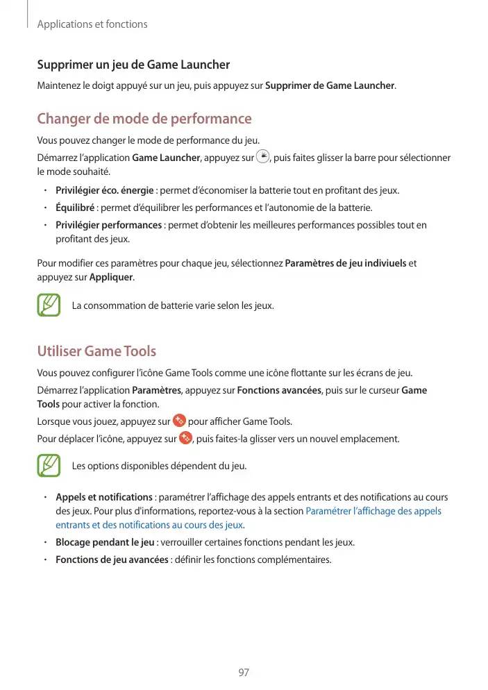Page 97 - Galaxy Tab S3 avec S Pen