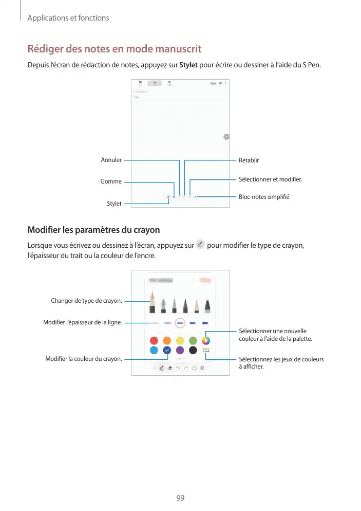 Page 99 - Galaxy Tab S3 avec S Pen