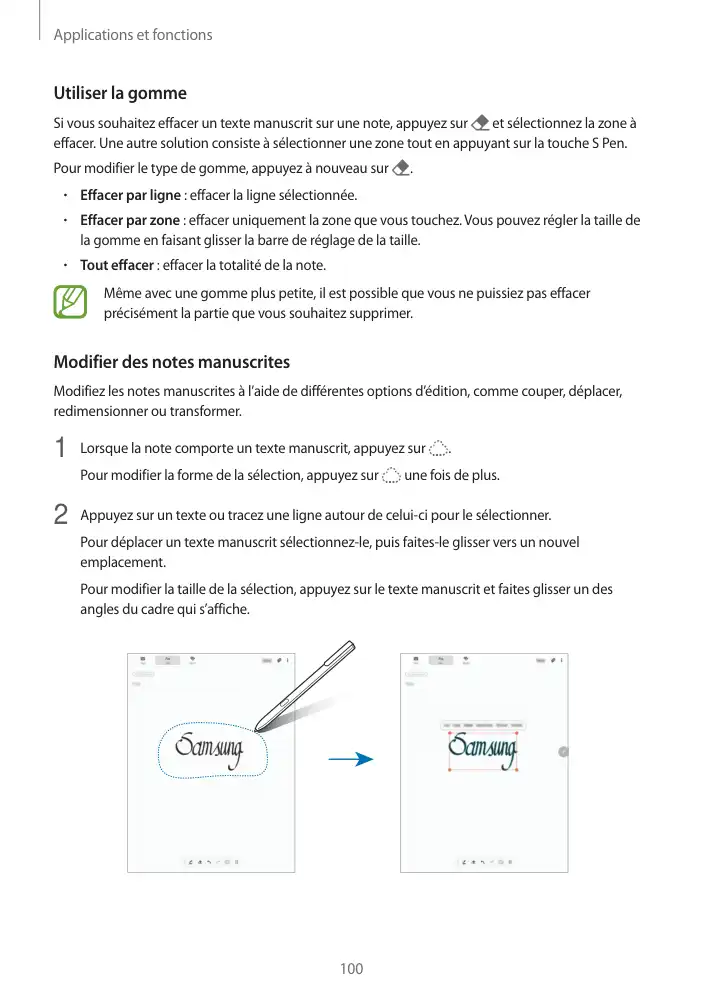 Page 100 - Galaxy Tab S3 avec S Pen