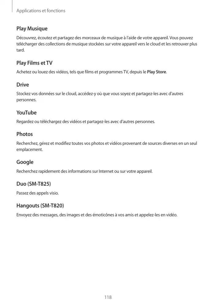 Page 118 - Galaxy Tab S3 avec S Pen