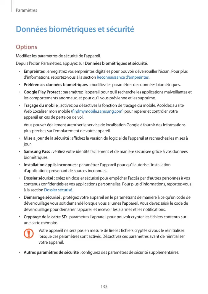 Page 133 - Galaxy Tab S3 avec S Pen