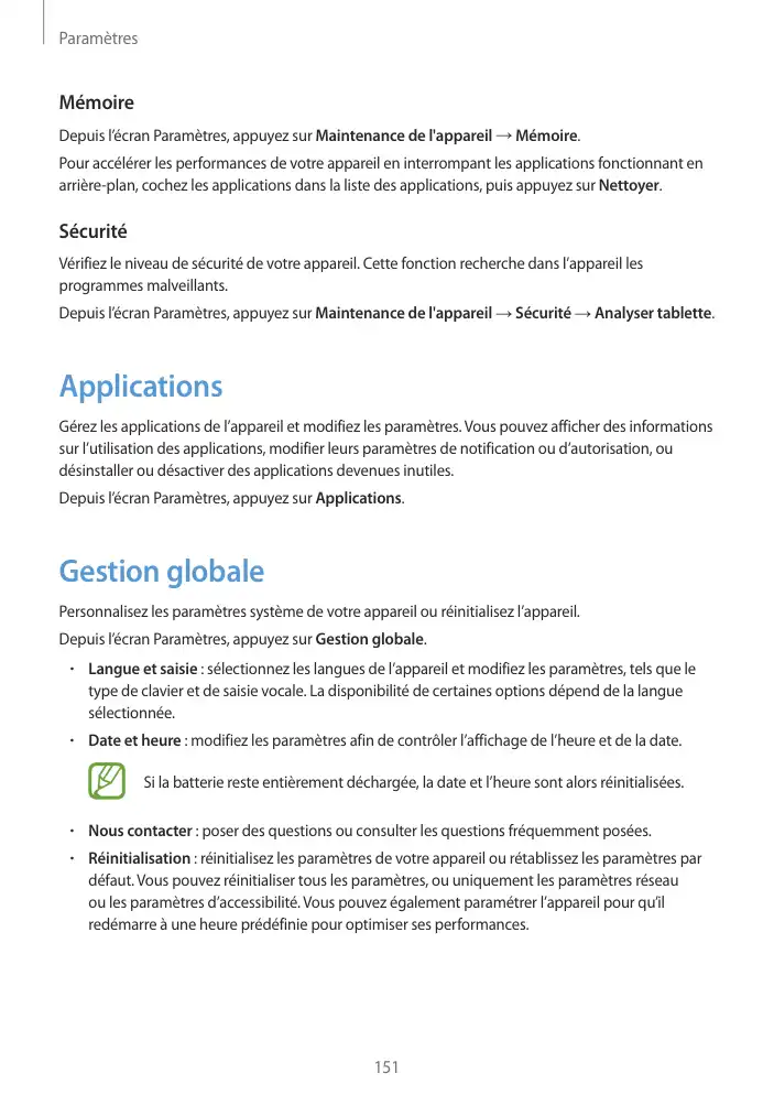 Page 151 - Galaxy Tab S3 avec S Pen