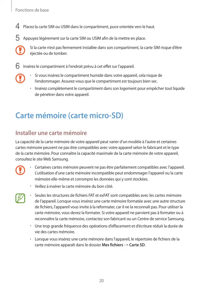 Page 20 - Galaxy Tab S4 Wi-Fi