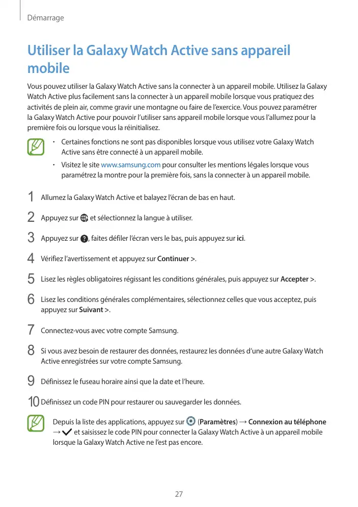 Page 27 - Galaxy Watch Active